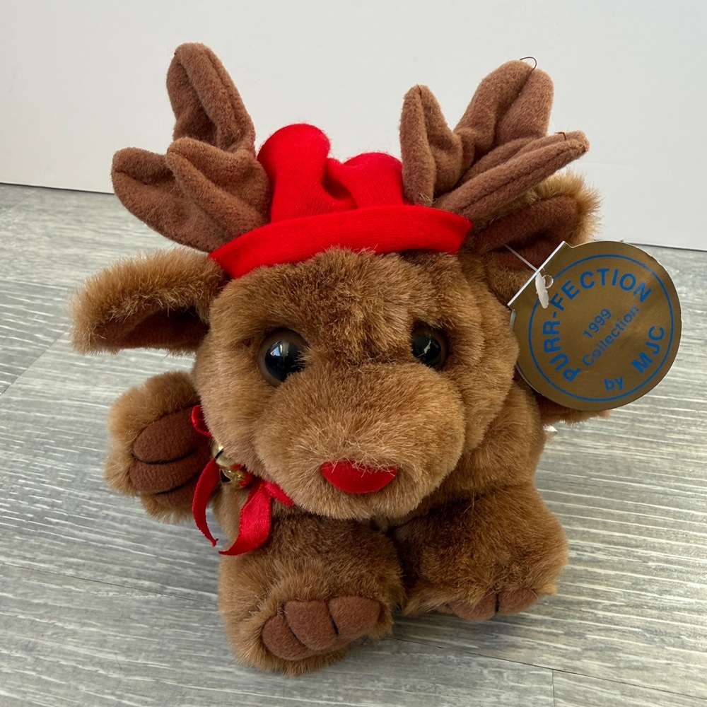 Vintage Purr-fection 1999 reindeer